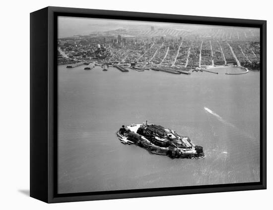 San Francisco Bay Alcatraz-null-Framed Stretched Canvas