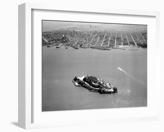 San Francisco Bay Alcatraz-null-Framed Premium Photographic Print