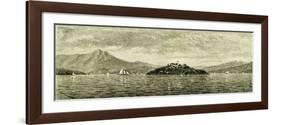San Francisco Bay and Alcatraz Island 1891, USA-null-Framed Giclee Print