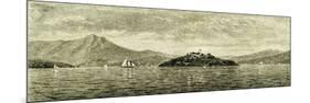 San Francisco Bay and Alcatraz Island 1891, USA-null-Mounted Giclee Print