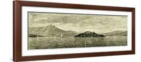 San Francisco Bay and Alcatraz Island 1891, USA-null-Framed Giclee Print