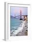 San Francisco Bay and Golden Gate Bridge, San Francisco, California, USA-null-Framed Art Print