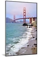 San Francisco Bay and Golden Gate Bridge, San Francisco, California, USA-null-Mounted Art Print