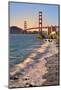 San Francisco Bay and Golden Gate Bridge, San Francisco, California, USA-null-Mounted Art Print