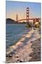 San Francisco Bay and Golden Gate Bridge, San Francisco, California, USA-null-Mounted Art Print