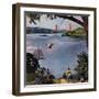 "San Francisco Bay Boys", May 26, 1956-John Falter-Framed Giclee Print