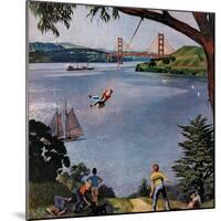 "San Francisco Bay Boys", May 26, 1956-John Falter-Mounted Giclee Print