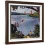 "San Francisco Bay Boys", May 26, 1956-John Falter-Framed Giclee Print