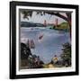 "San Francisco Bay Boys", May 26, 1956-John Falter-Framed Giclee Print