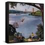 "San Francisco Bay Boys", May 26, 1956-John Falter-Framed Stretched Canvas