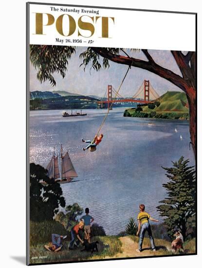 "San Francisco Bay Boys" Saturday Evening Post Cover, May 26, 1956-John Falter-Mounted Giclee Print