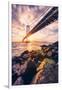 San Francisco Bay, Bridge and Cityscape-Vincent James-Framed Photographic Print