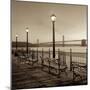 San Francisco Bay Bridge at Dusk-Alan Blaustein-Mounted Photographic Print