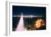 San Francisco Bay Bridge Night Cityscape-null-Framed Photographic Print