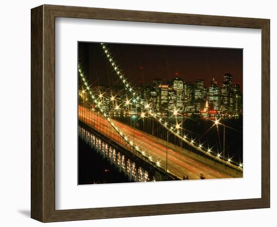 San Francisco Bay Bridge-Bob Rowan-Framed Photographic Print