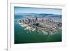 San Francisco Bay Piers Aloft-Steve Gadomski-Framed Photographic Print