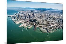 San Francisco Bay Piers Aloft-Steve Gadomski-Mounted Photographic Print