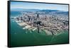 San Francisco Bay Piers Aloft-Steve Gadomski-Framed Stretched Canvas