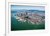 San Francisco Bay Piers Aloft-Steve Gadomski-Framed Photographic Print