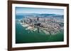 San Francisco Bay Piers Aloft-Steve Gadomski-Framed Photographic Print