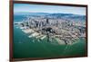 San Francisco Bay Piers Aloft-Steve Gadomski-Framed Photographic Print