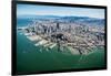 San Francisco Bay Piers Aloft-Steve Gadomski-Framed Photographic Print