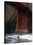 San Francisco Bay Surfer-Dan Krauss-Stretched Canvas