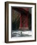 San Francisco Bay Surfer-Dan Krauss-Framed Photographic Print