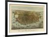 San Francisco Birds Eye View, c.1878-Charles R^ Parsons-Framed Art Print