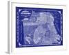 San Francisco Blueprint-Adam Shaw-Framed Art Print