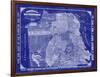 San Francisco Blueprint-Adam Shaw-Framed Art Print