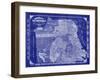 San Francisco Blueprint-Adam Shaw-Framed Art Print