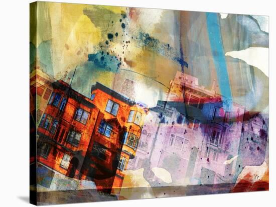 San Francisco Buildings III-Sisa Jasper-Stretched Canvas