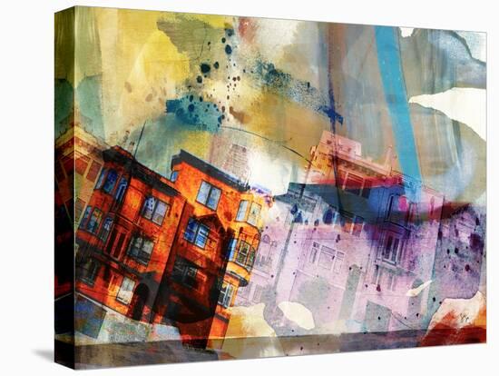 San Francisco Buildings III-Sisa Jasper-Stretched Canvas