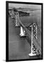 San Francisco, CA Aerial View of Oakland Bay Bridge Photograph - San Francisco, CA-Lantern Press-Framed Art Print