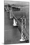 San Francisco, CA Aerial View of Oakland Bay Bridge Photograph - San Francisco, CA-Lantern Press-Mounted Art Print