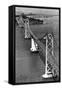 San Francisco, CA Aerial View of Oakland Bay Bridge Photograph - San Francisco, CA-Lantern Press-Framed Stretched Canvas