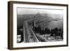 San Francisco, CA Bay Bridge and Yerba Buena Island Photograph - San Francisco, CA-Lantern Press-Framed Art Print