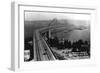 San Francisco, CA Bay Bridge and Yerba Buena Island Photograph - San Francisco, CA-Lantern Press-Framed Art Print