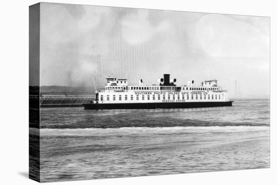 San Francisco, CA Bay with Redwood Empire Ferry Photograph - San Francisco, CA-Lantern Press-Stretched Canvas