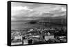 San Francisco, CA City View Photograph - San Francisco, CA-Lantern Press-Framed Stretched Canvas