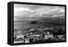 San Francisco, CA City View Photograph - San Francisco, CA-Lantern Press-Framed Stretched Canvas