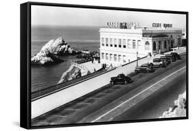 San Francisco, CA Cliff House and Seal Rocks Photograph - San Francisco, CA-Lantern Press-Framed Stretched Canvas