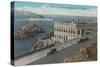 San Francisco, CA - Cliff House and Seal Rocks View-Lantern Press-Stretched Canvas