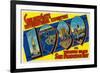 San Francisco, CA - Golden Gate InterNational Expo-Lantern Press-Framed Art Print