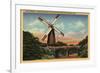 San Francisco, CA - Golden Gate Park, the Dutch Windmill-Lantern Press-Framed Art Print