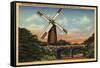 San Francisco, CA - Golden Gate Park, the Dutch Windmill-Lantern Press-Framed Stretched Canvas