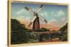 San Francisco, CA - Golden Gate Park, the Dutch Windmill-Lantern Press-Stretched Canvas