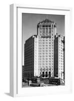 San Francisco, CA Mark Hopkins Hotel Photograph - San Francisco, CA-Lantern Press-Framed Art Print