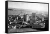 San Francisco, CA Oakland Bay Bridge from Russ Bldg. Photograph - San Francisco, CA-Lantern Press-Framed Stretched Canvas